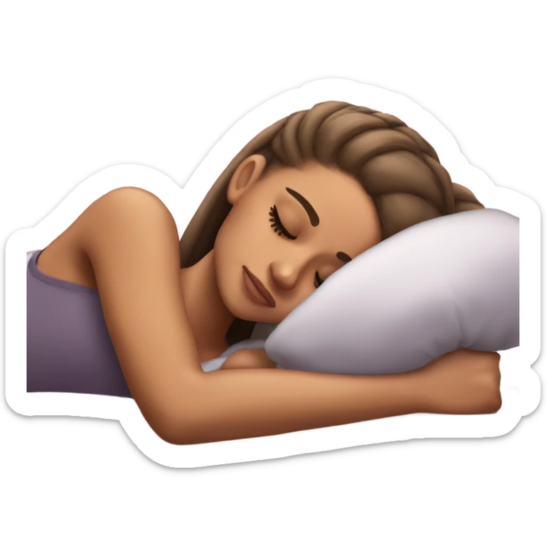 Ariana Grande sleeping sticker