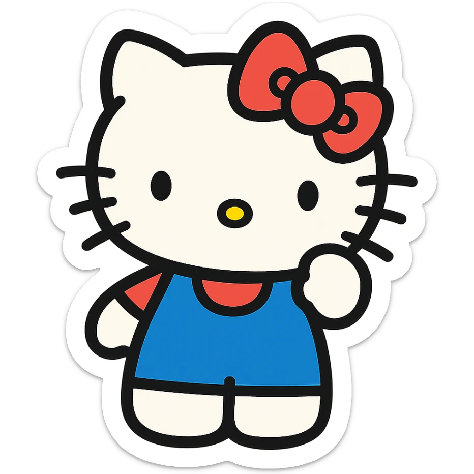 Hello-kitty sticker