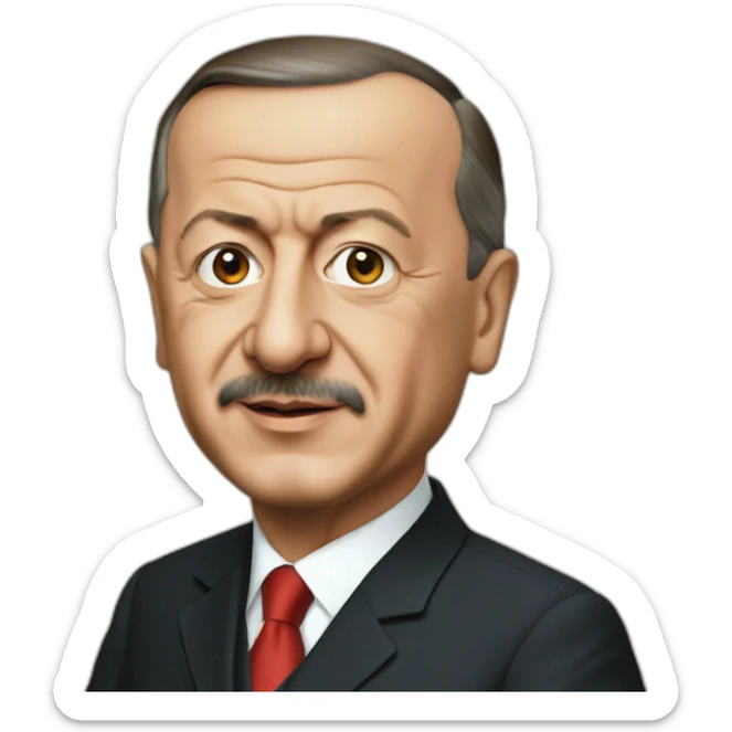recep tayyip erdogan sticker