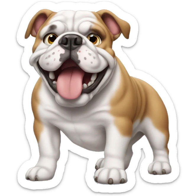 bulldog sticker
