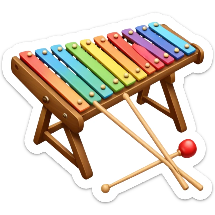 Xylophone sticker