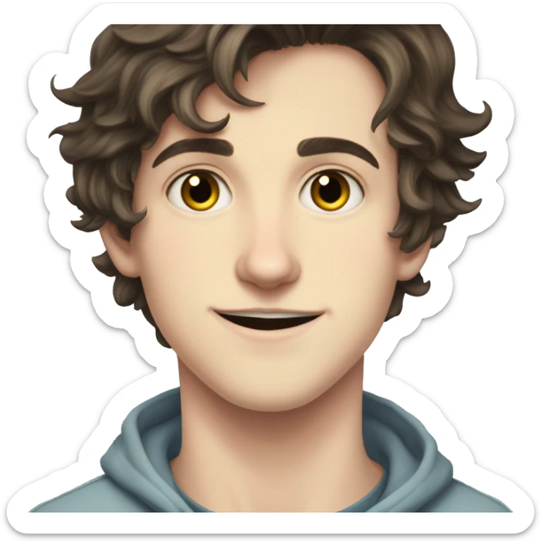 Charlie spring from heartstopper dark hair Alice oseman wiki young guy heartstopper Charlie   sticker