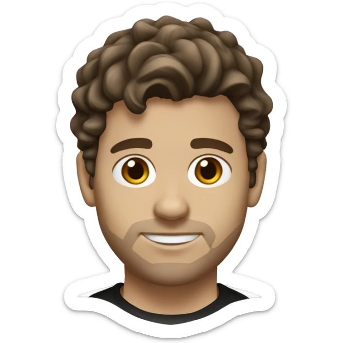 White Pittsburgh penguins hockey player male with brown wavy hair  sticker