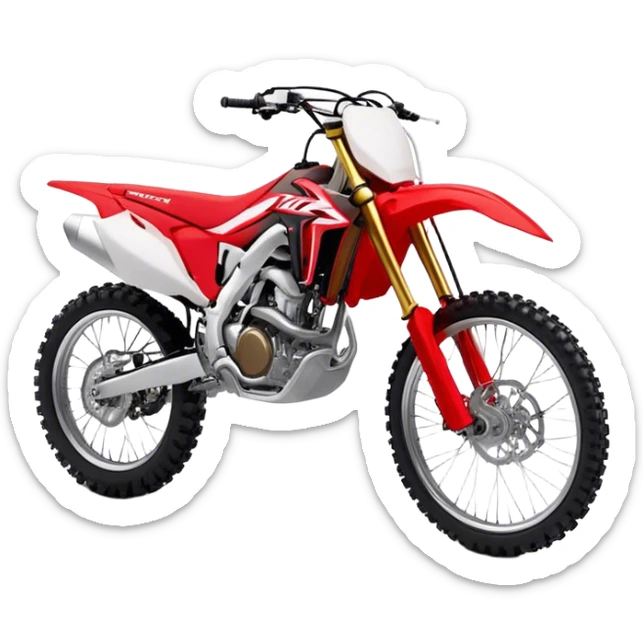 Honda CRF (Dirtbike) - Honda CRF250R (Model Year: 2022) (Iconic colour: Red) sticker