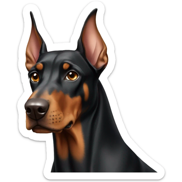 Doberman sticker