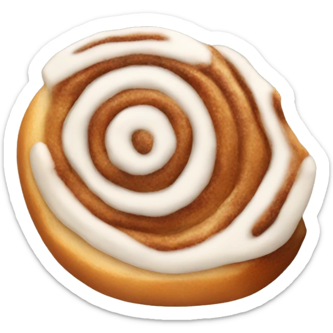cinnamon roll sticker