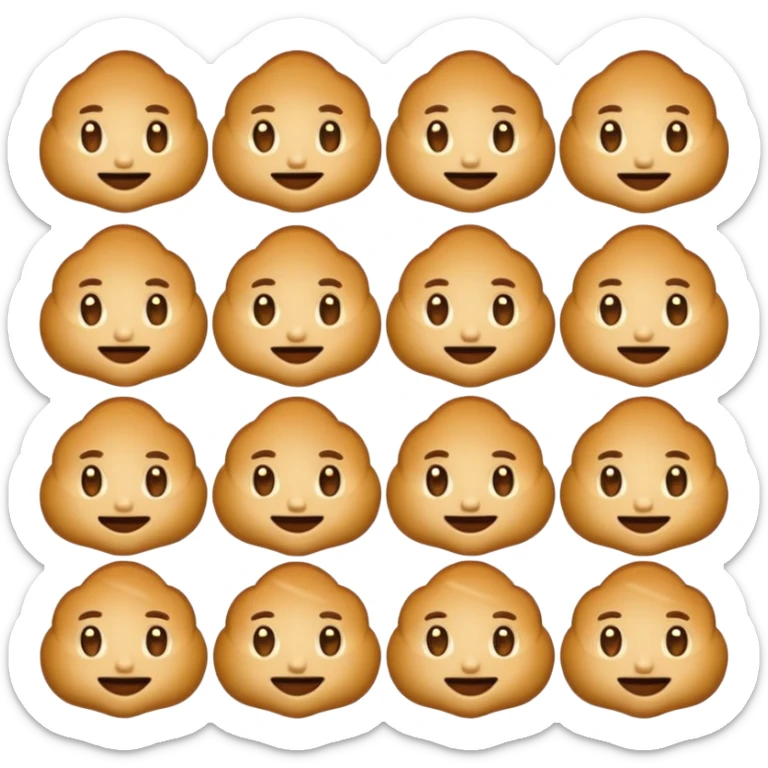 Create an emoji-style illustration of a tequeño, a traditional Venezuelan snack. It should look like a small, golden-brown, fried cheese stick with a smooth, slightly crispy exterior. Match modern emoji aesthetics sticker