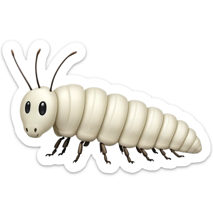 silkworm sticker