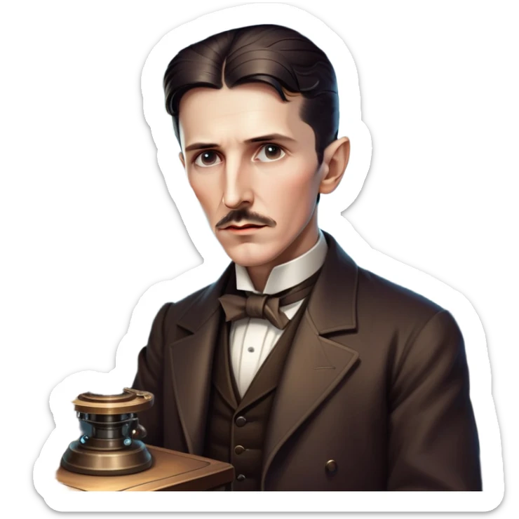 nikola-tesla-–-cinematic-realistic-portrait-of-nikola-tesla,-depicted-as-a-visionary-inventor-with-intense,-thoughtful-eyes-and-period-attire,-surrounded-by-subtle-arcs-of-electric-light-and-early-laboratory-apparatus,-rendered-with-d (1) sticker