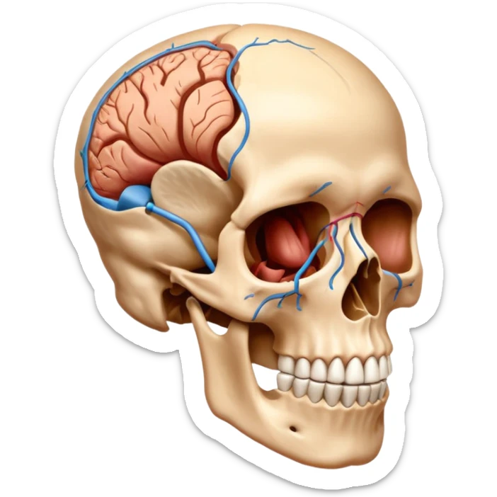 human anatomy subject of school of medicine sticker