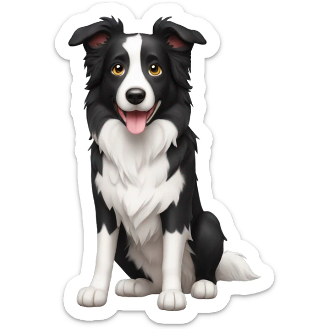 border collie sticker