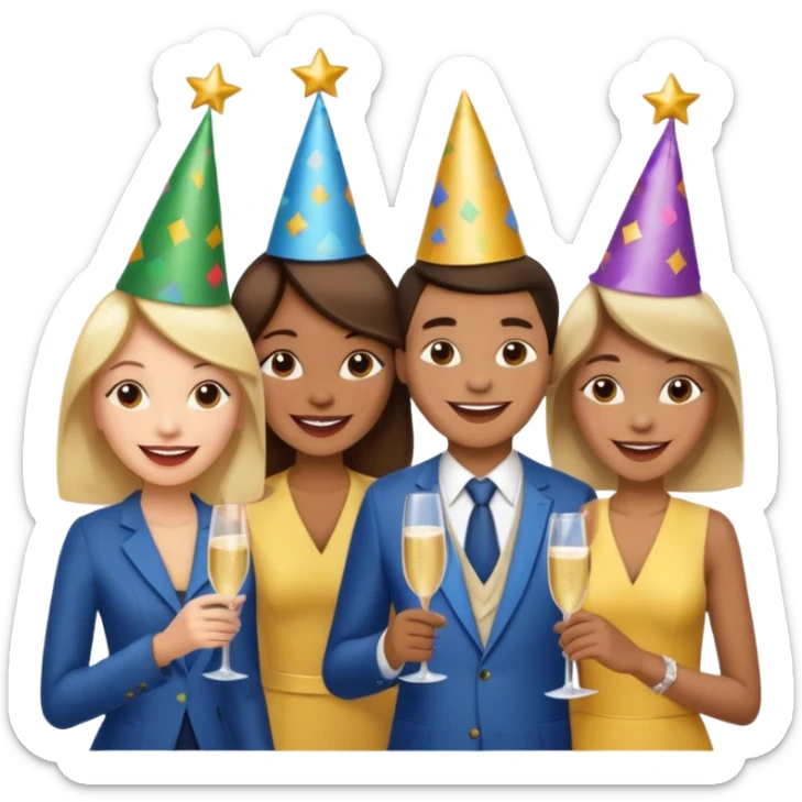 By celebrating festivals and fairs, we learn to share, help, and enjoy with family and friends sticker