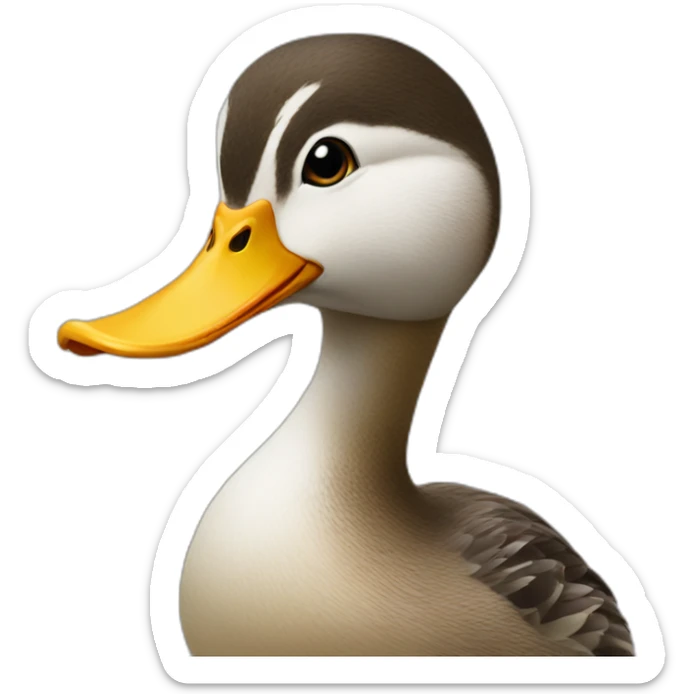 duck-mother sticker