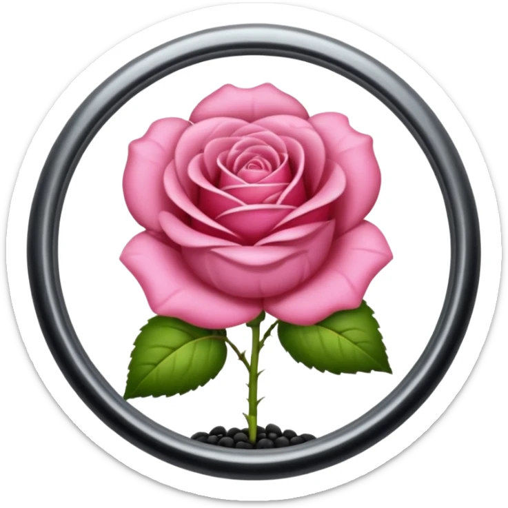 Un tamis avec des trous pour séparer des baies roses, des graines noires sticker