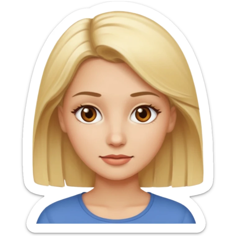 Photographe femme blonde yeux marron sticker