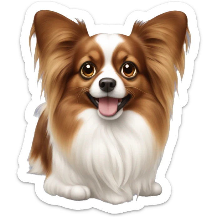 Papillon  sticker