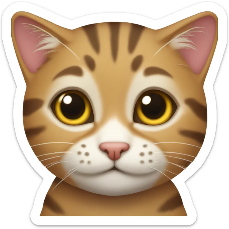 tabby cat sticker