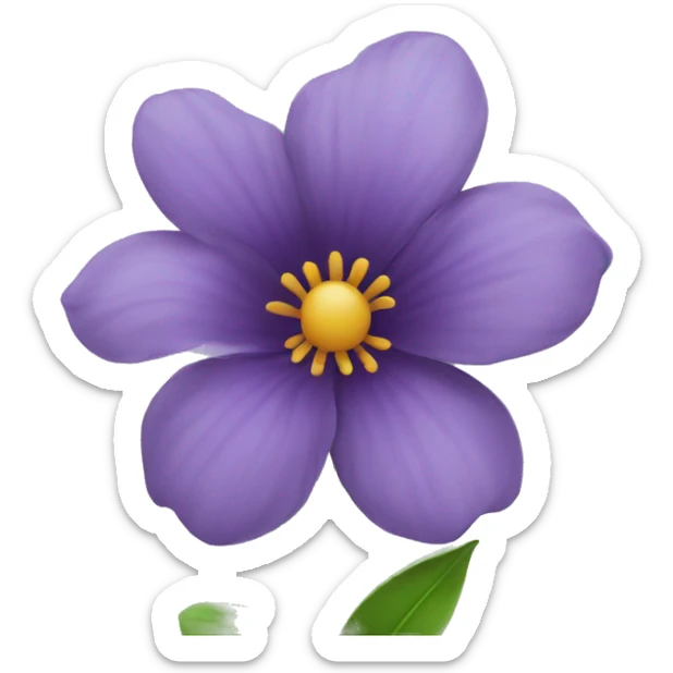 Flower sticker