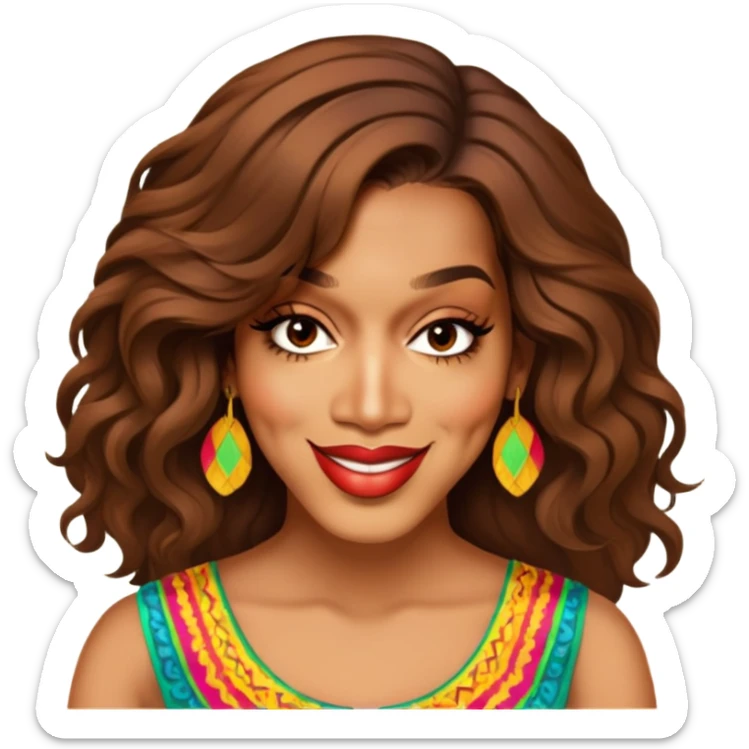 Vibrant Festival Singer sticker