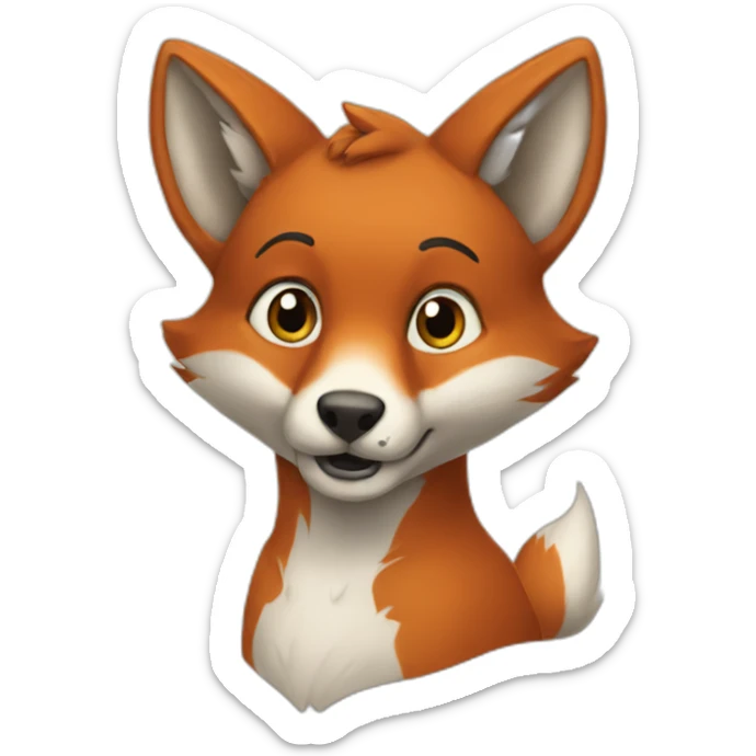 Renard sticker