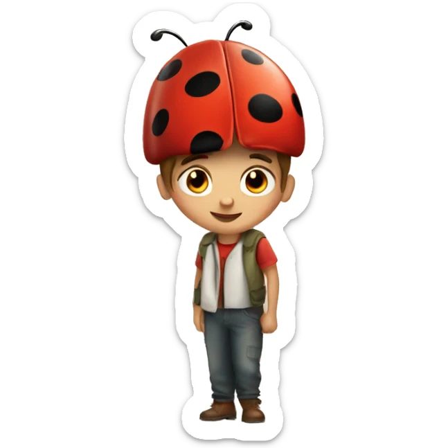 Ladybug sticker