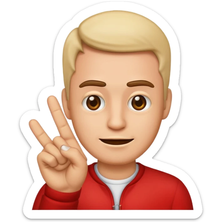 emoji iphone homme qui fait un doigt d’honneur  sticker