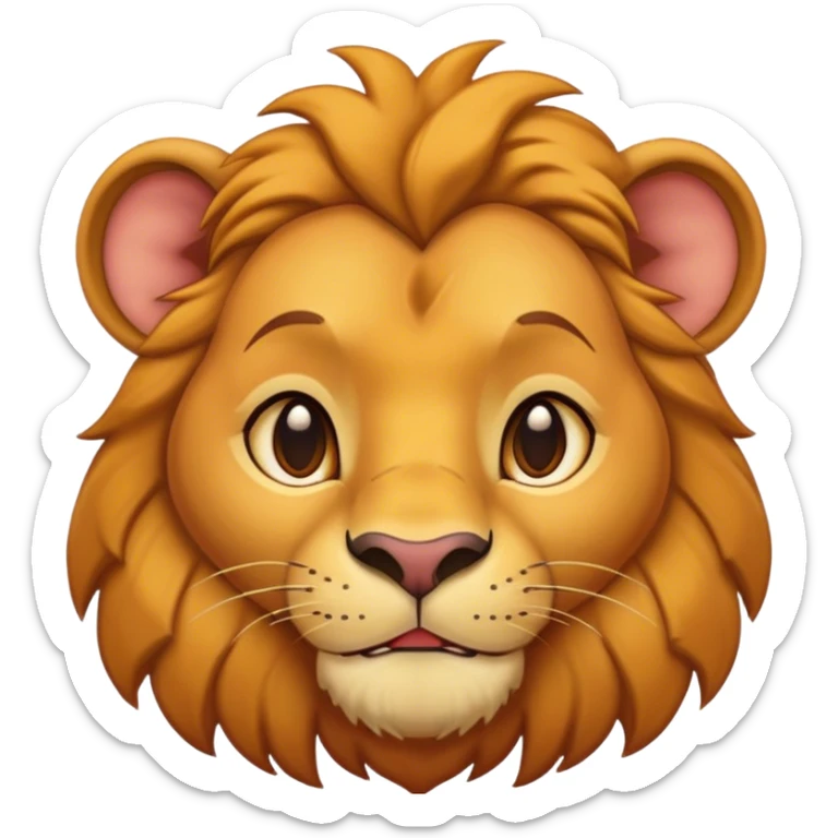 Adult Simba from The Lion King Disney Movie sticker