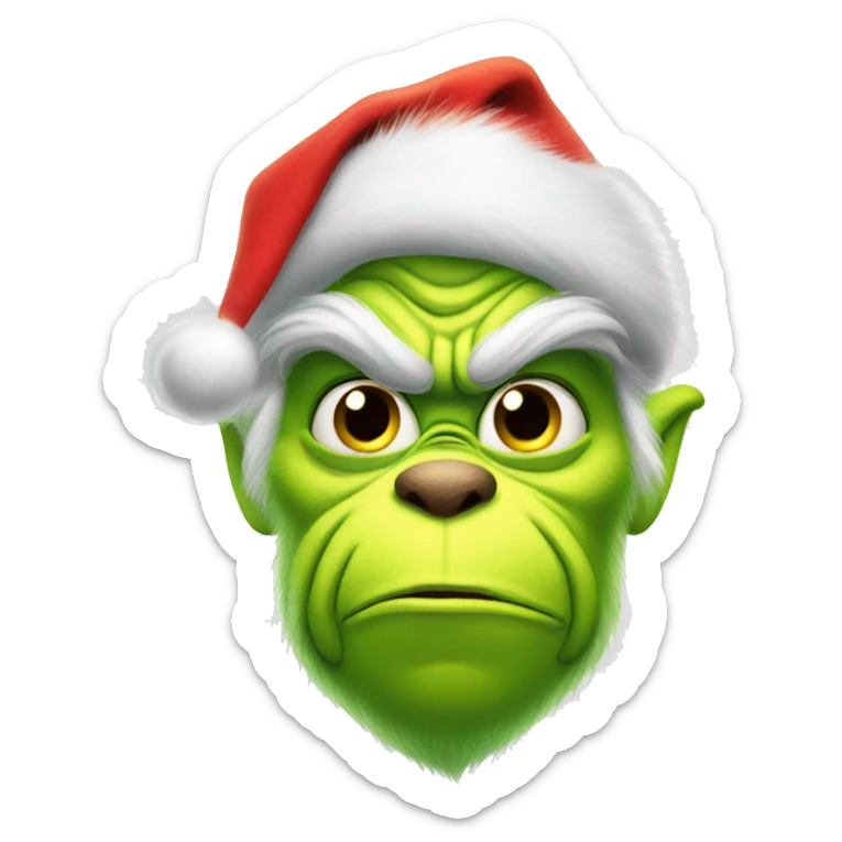 Grinch sticker