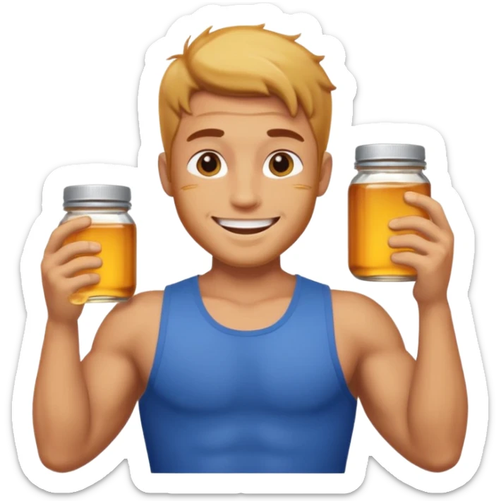 Male shirtless honey skin six pack sexy big dih lean handsome feel good face sticker