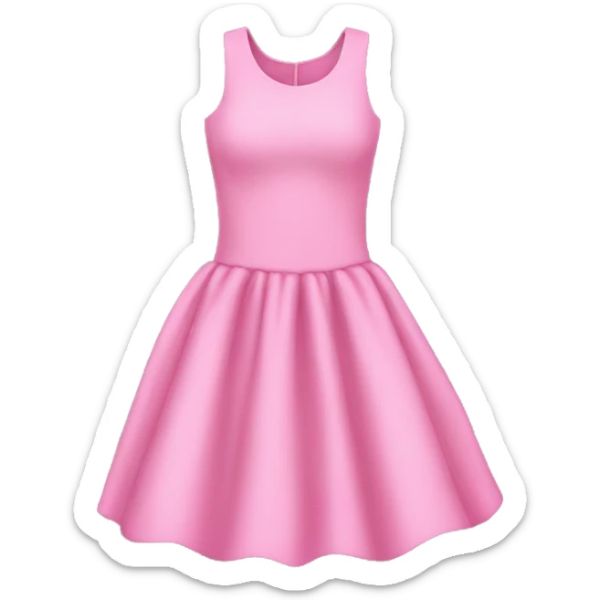 pink dress sticker
