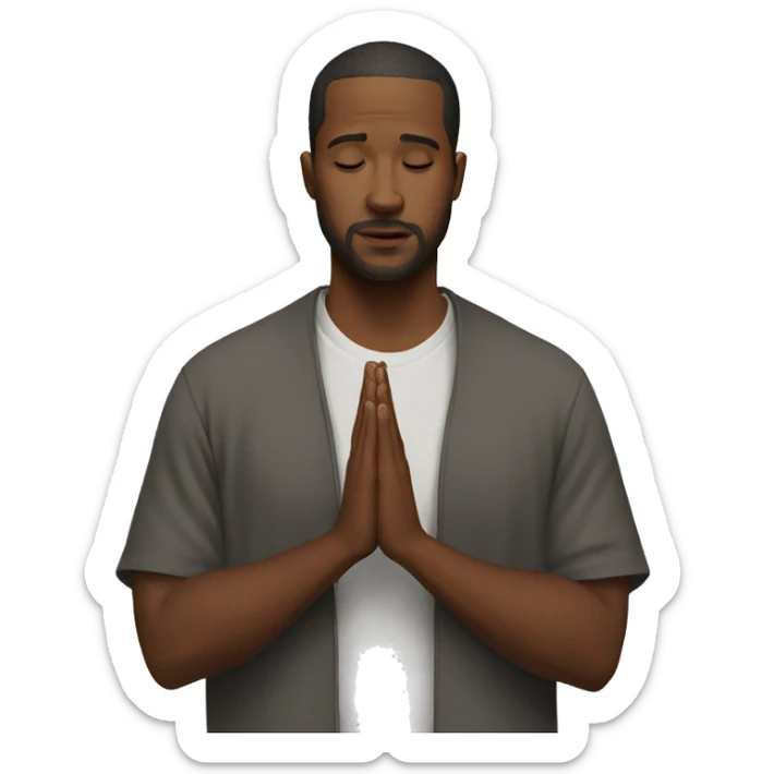 Pray sticker