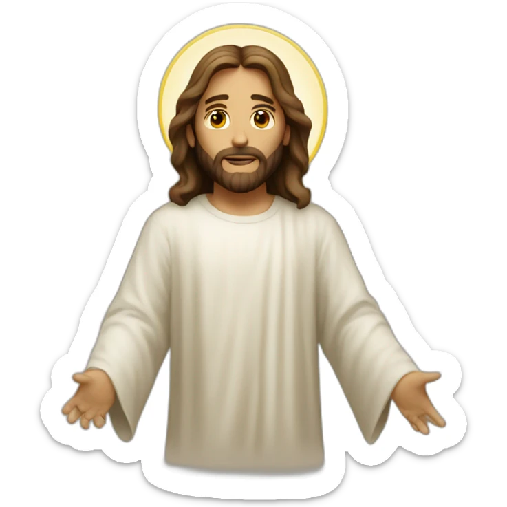 jesus christ angel sticker