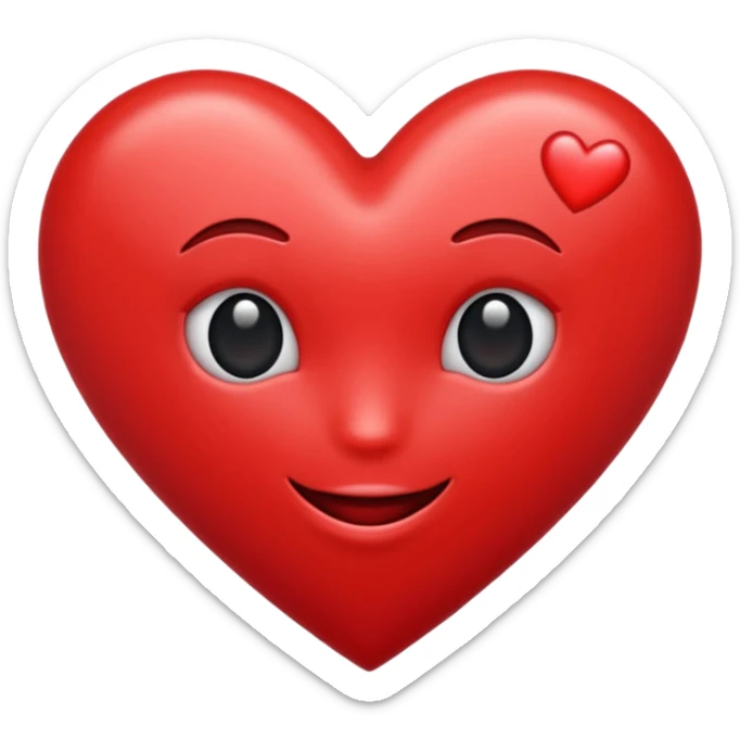 Je veux un emoji d’amour qui veut dire jtm sticker