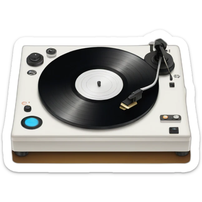 record player sticker