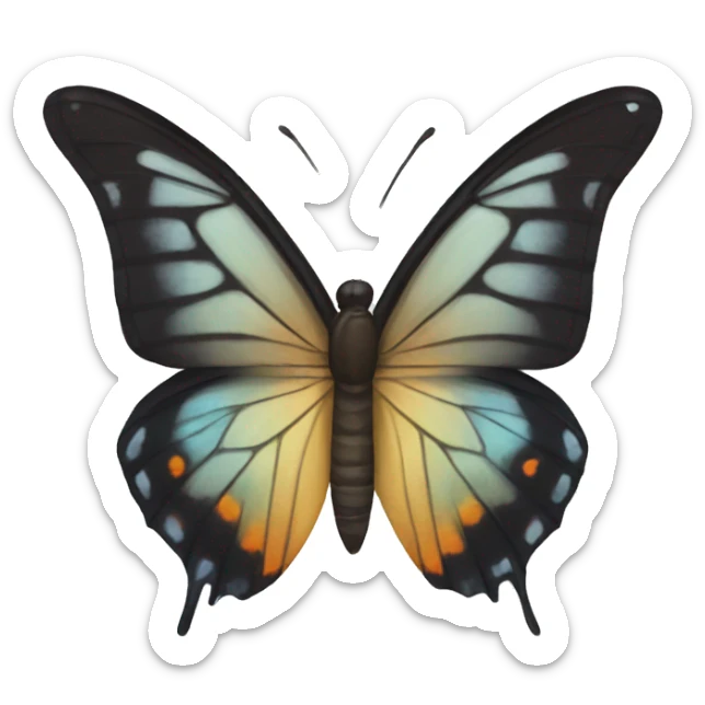Butterfly sticker