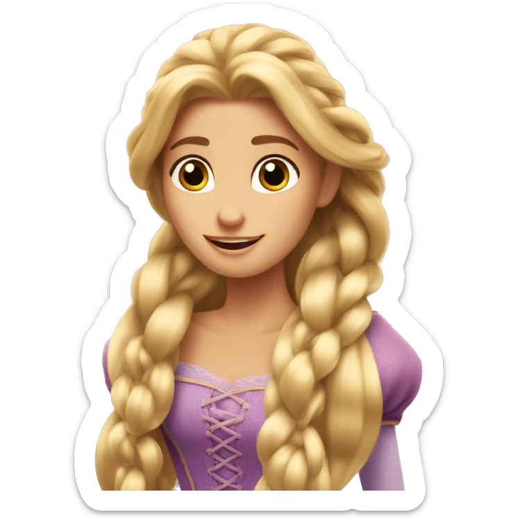 Rapunzel sticker