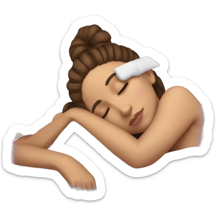 Ariana Grande sleeping sticker