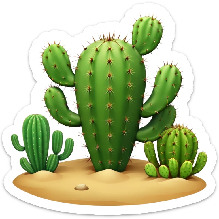 Cactus sticker