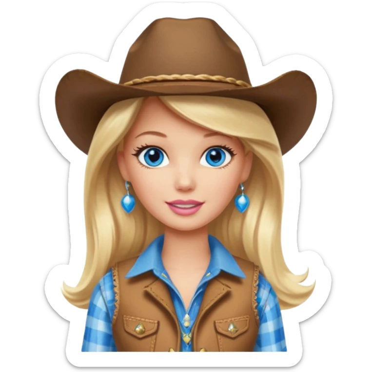 Barbie from the movie Disney Pixar's Toy Story  sticker