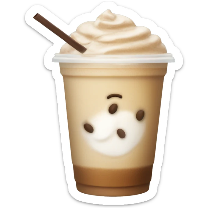 Iced latte sticker