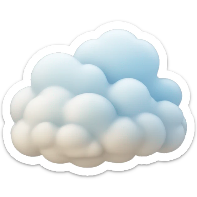 clouds sticker