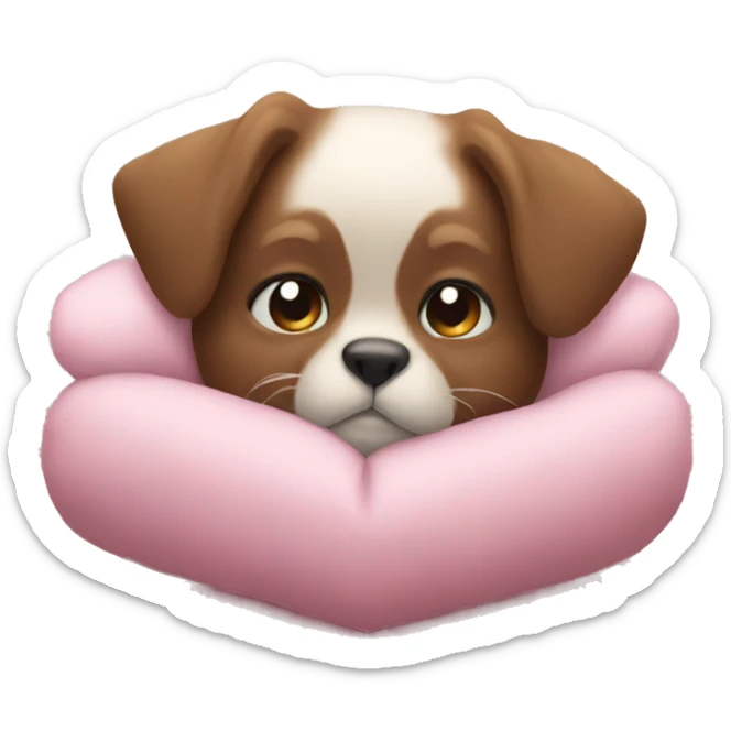 Cozy heart sticker