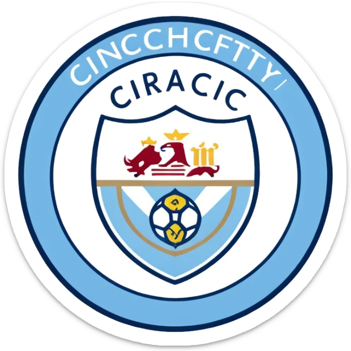 Mancity football club loggo as emoji sticker
