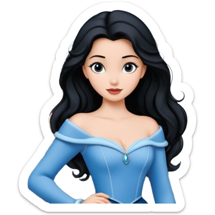 Quiero que crees una imagen donde este el castillo de Disney y por detrás o delante pon a 4 chicas: una con el pelo largo rizado marrón , otra con el pelo muy corto negro, como un chico, otra con el pelo mediano liso marrón con ojos azulesy otra con el pelo negro largo liso . Todos son color carne.  sticker