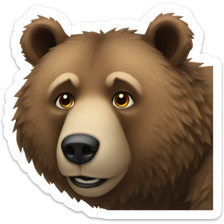Bear sticker
