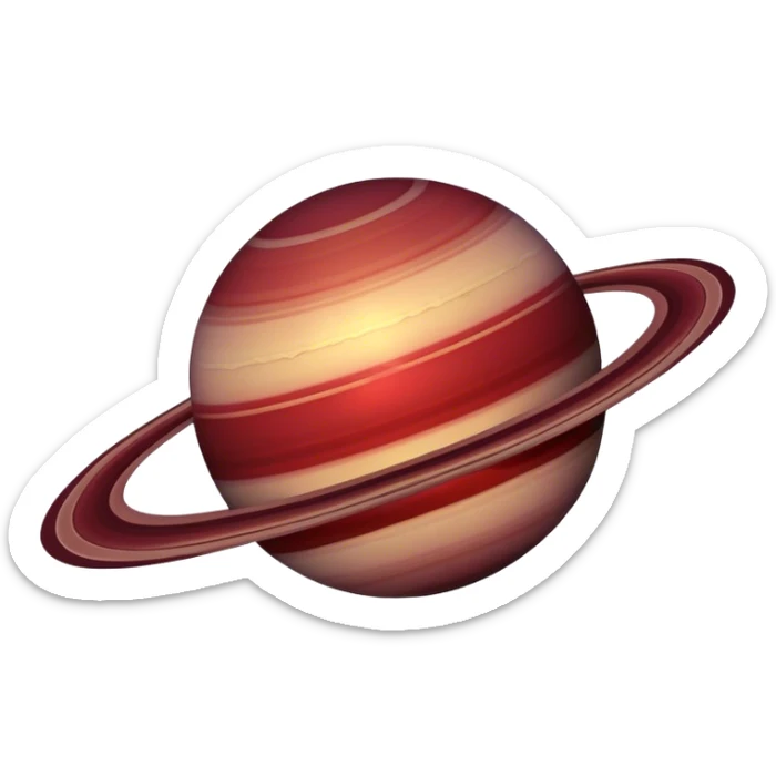 Saturn Burgundy sticker