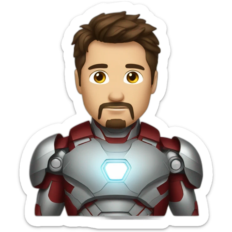 Iron man russian sticker