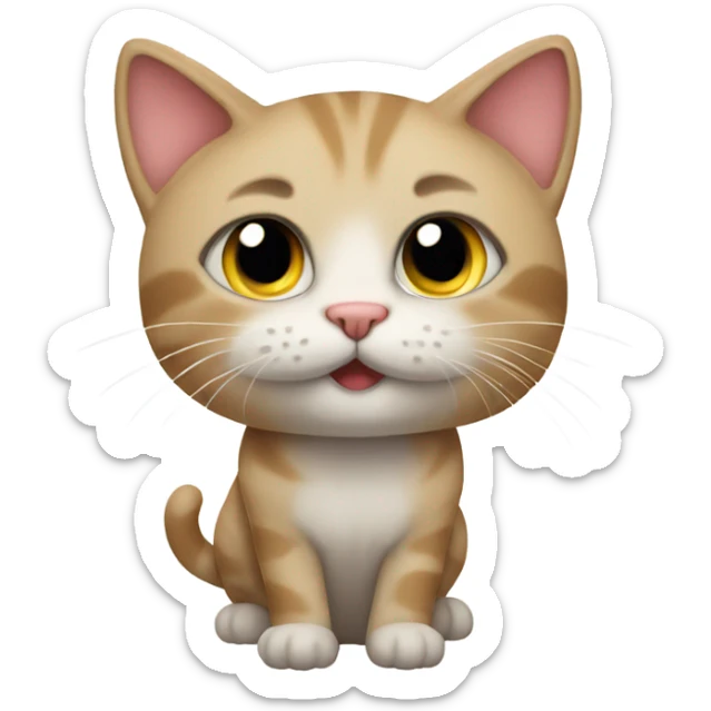 kitty sticker