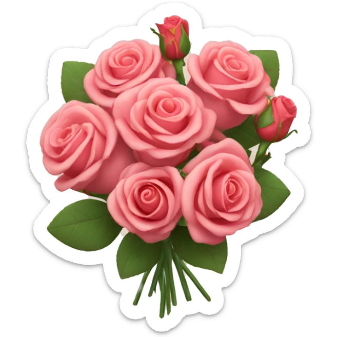 Bouquet of roses sticker