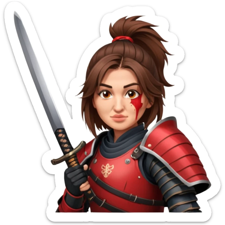 Battle-Ready Samurai sticker